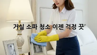 ✨거실 소파 청소, 이젠 걱정 끗! ✨